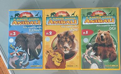 Videocassette VHS Orsi, Leoni ed Elefanti