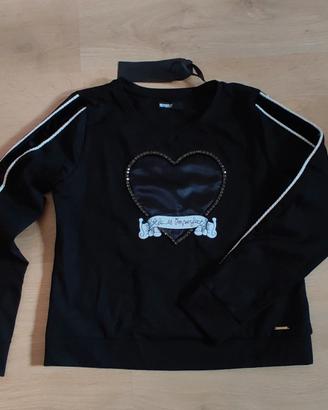 felpa donna Imperfect colore nera taglia S - nuova