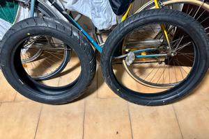 Coppia gomme moto bridgestone battlax adventure