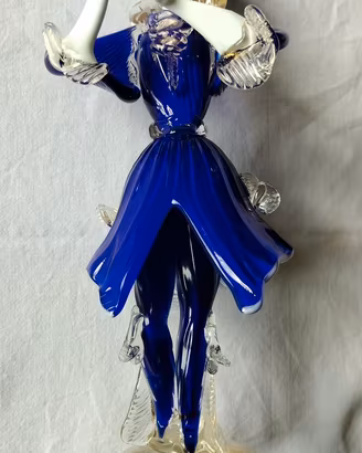 Cavaliere goldoniano in vetro di murano