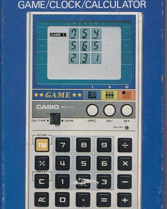 Calcolatrice casio mg-777