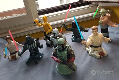 Lotto 8 Figure MAXI Star Wars-Kinder Gransorpresa