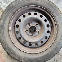 4 cerchi in ferro 15" 5 fori 