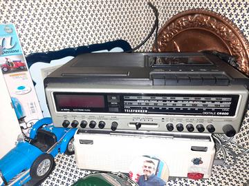 Radiosveglia registratore stereo 7 telefunken