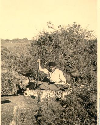 Foto vintage caccia libia