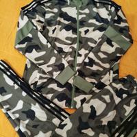 Tuta da ginnastica Adidas militare M