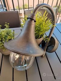 Coppia applique da esterno