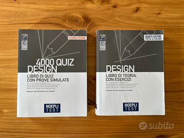 Hoepli Test Design: Quiz + Teoria (Come Nuovi)