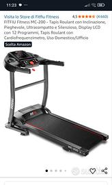 Tapis roulant come nuovo, ANCORA IN GARANZIA