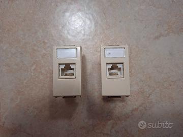 2 Vimar Presa RJ45 Netsafe Cat5e UTP - 08458