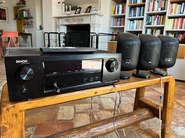 Amplificatore Denon AVR-X1000 surround e Subwoofer