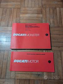 Manuale e ticket tagliando Ducati Monster 