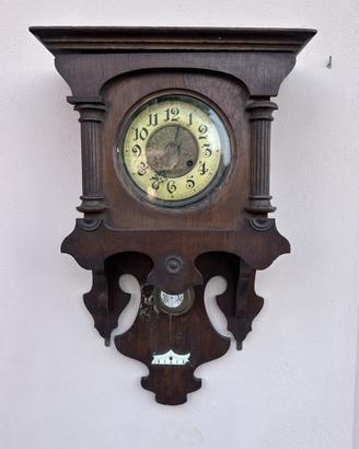Orologio a pendolo da parete antico da restauro