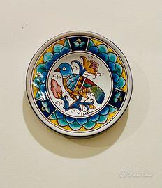 Piatto decorativo ceramica