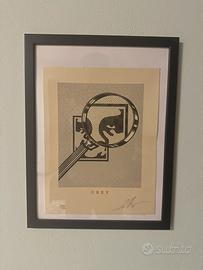 Poster Obey stampa numerata e fimata