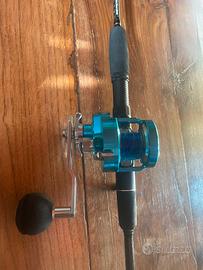 Canna e mulinello jig vertical savage gear  sgs2