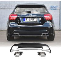 DIFFUSORE MERCEDES CLASSE A W176 12-18 LOOK AMG A4