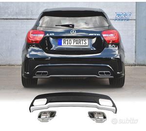 DIFFUSORE MERCEDES CLASSE A W176 12-18 LOOK AMG A4
