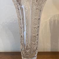 Elegante vaso per i fiori in cristallo anni 50