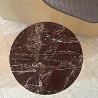 Tavolino in marmo bordeaux