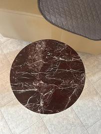 Tavolino in marmo bordeaux