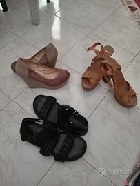 tre paia scarpe donna 