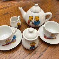 servizio Tè  bimba Simba Famiglia di orsi anni 90