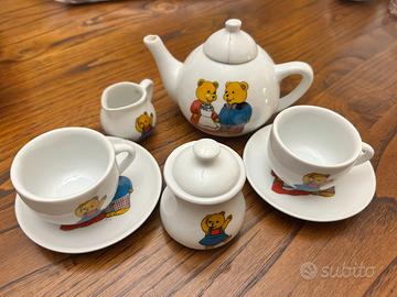 servizio Tè  bimba Simba Famiglia di orsi anni 90
