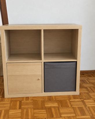 IKEA KALLAX Scaffale effetto rovere CUBI