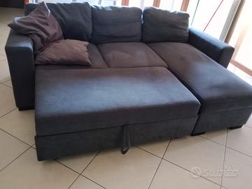 Divano Letto 3 Posti Grigio