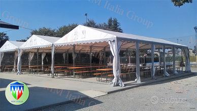 Tendoni 6,0 x 12,0  velcro  ,in pvc 550 mq. Ignif.