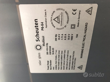 Pannelli fotovoltaici