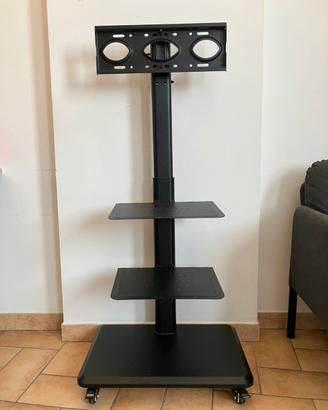 Asta/supporto tv con ruote