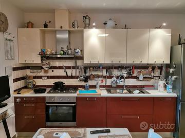 Cucina lineare mt 3,15 con pensili