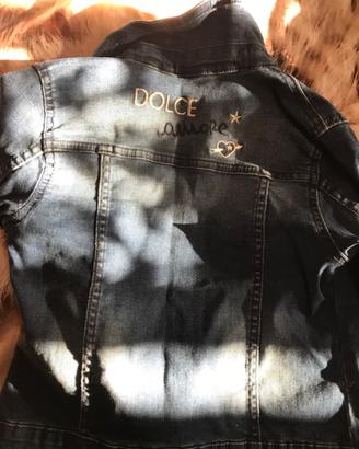 Giacca jeans bambina