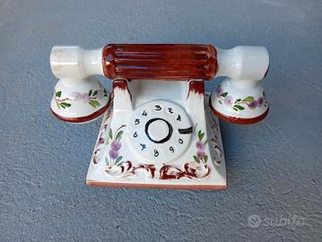 telefono in ceramica grandezza naturale 