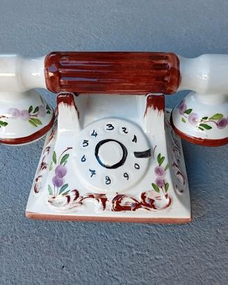 telefono in ceramica grandezza naturale 
