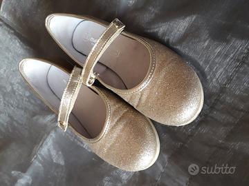 Ballerine bimba Melania oro/glitter n.34