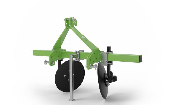 Rincalzatore a dischi [?] 410 mm 120 cm