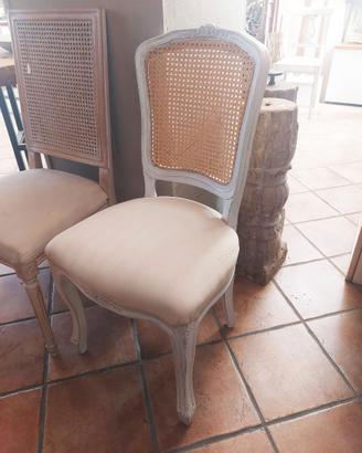Sedie imbottite stile provenzale