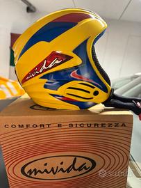 Casco da Sci vintage Mivida con scatola originale