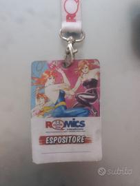 Portachiavi romics più pass 2018