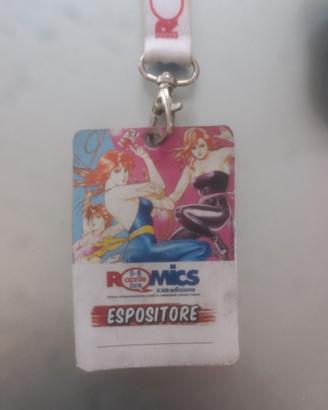 Portachiavi romics più pass 2018