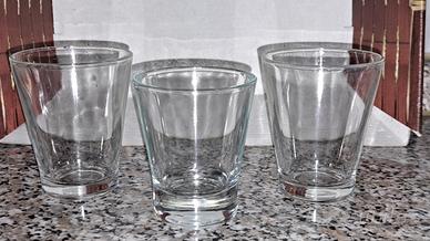 set vintage 3 bicchieri