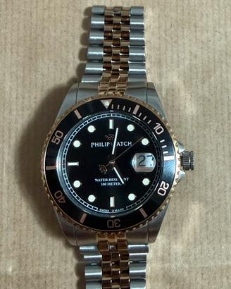 Philip watch caribe sport swiss made oro rosa