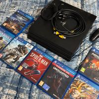 PlayStation 4 pro 1tb+giochi