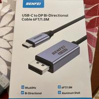 BENFEI Cavo USB-C ↔ DisplayPort 1.4