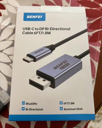 BENFEI Cavo USB-C ↔ DisplayPort 1.4