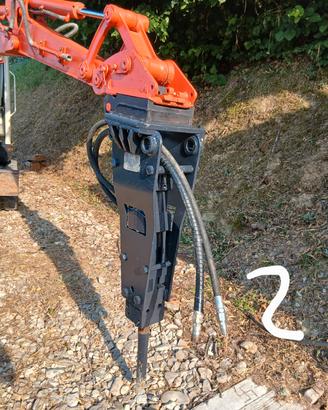 miniescavatore martello pneumatico OMAL 250 KLAK E