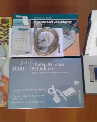 Schede wireless WiFi per PC fisso o portatile